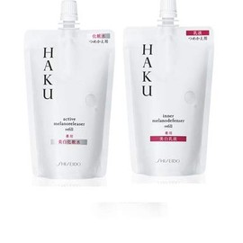 Shiseido HAKU Active Melano Releaser, Inner Melano Defenser, Lotion, Milky Lotion, Refill Set