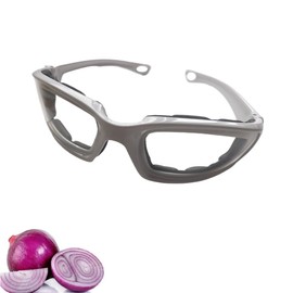 Honkenda Anti-tear Onion Goggles Tear Free Over Glasses for Men Women, Antisplash Onion Goggles for Chopping Eye Protection Protector Safety Goggles for Kitchen Cooking Splashing Oil (White)
