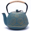 MILVBUSISS Cast Iron Teapot, 40oz Tea Kettle with Infuser for