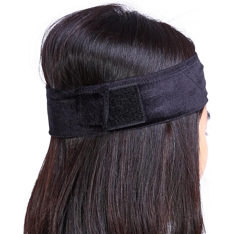 Banda para el Cabello Peluca Grip Terciopelo Ajustable Flexible Sujetar