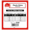 TIMCO Assorted Shims - Assorted Colours - Colourful spacers, shims,