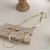 ALOHAMONI Aloha Moni 2 Row Wide & Delicate Layered Snake