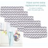 KEEPOW 6 Packs Steam Mop Pads Replacement for Shark Vacuum