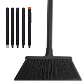 Xifando 54" Household Broom with Iron Handle - Adjustable Heavy Duty Broom for Indoor and Outdoor Cleaning, Suitable for Homes, Garages, Kitchens, Bathrooms, Shopping Malls, Offices and Yards
