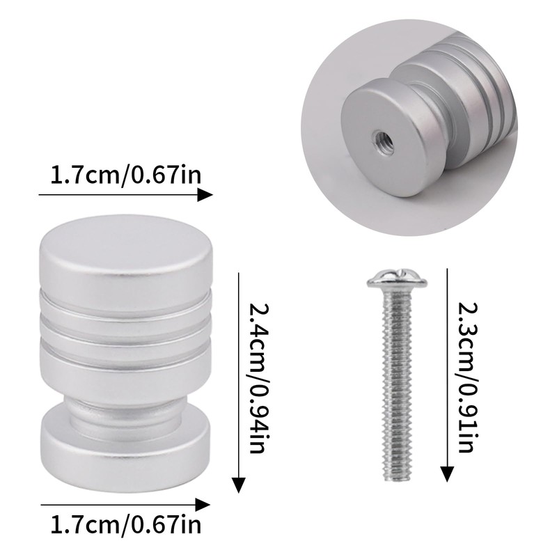 NAHUAA 10Pcs Cabinet Knobs Drawer Knobs Kitchen Cupboards Door Knob