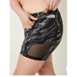 PINK New Large Victoria Secret Pink Ultimate Swirl Bike Short V.S Women Sheer/ Mesh L