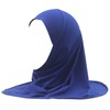 Modest Beauty Girls Hijab Muslim Kids Scarf Headwear Solid Color
