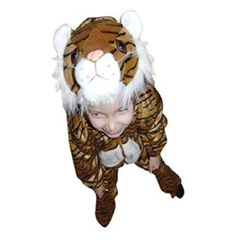 Tiger Costume, F14 Size 80 - 134 cm, for Toddlers, Babies and Children - Tiger Children's Carnival Costume, Birthday Gift, Christmas Gift