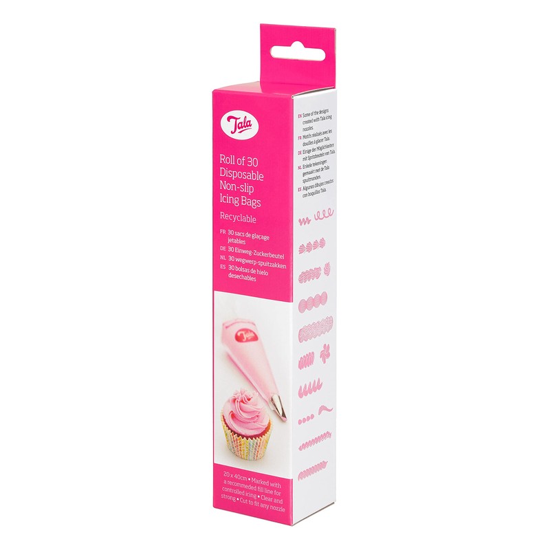 Tala 10A10591 30 Large Recycable Non-Slip Icing Bags 20 x