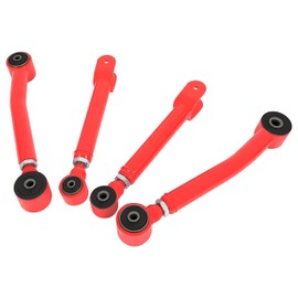 ALMULOO 0-8" Lift Adjustable Front Upper & Lower Control Arms Compatible with 1984-2001 Jeep Cherokee XJ 1985-1992 Comanche MJ 1993-1998 Grand Cherokee ZJ 1997-2006 Wrangler LJ/TJ