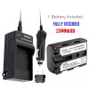 Kastar NP-FM50 Battery & Charger for Sony DCR-TRV460 TRV480 TRV530
