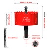60mm Hole Saws Cutter, HSS Bi-Metal Drill Bit for Wood,