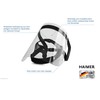 HAIMER Model 1 Visor Face Shield, 0.175 mm, Pack of