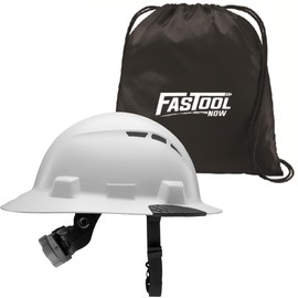 Lift Safety HIDV-24W IDAX Full Brim - Vented (White) with Tote Bag