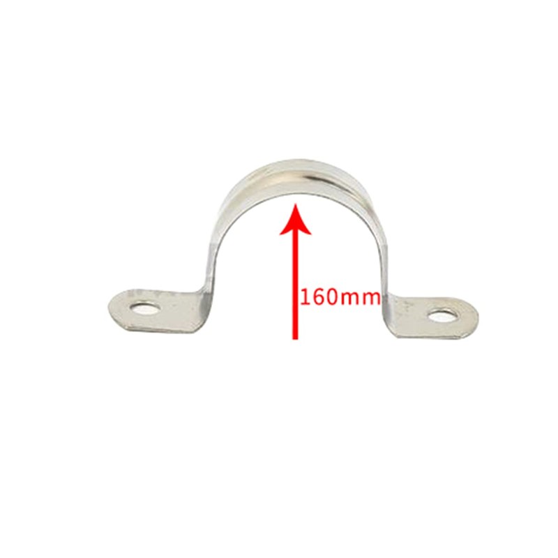 MACHSWON Pack of 4 Pipe Band Clamp 160 mm 304