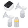 Electric Double Breastfeeding Pump 5 Levels Suction Less Noise Rechargeable