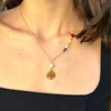 ablime | Collar dorado para mujer con dije de árbol