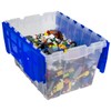 Akro-Mils 66486 12-Gallon Plastic Stackable Storage Keepbox Tote Container with