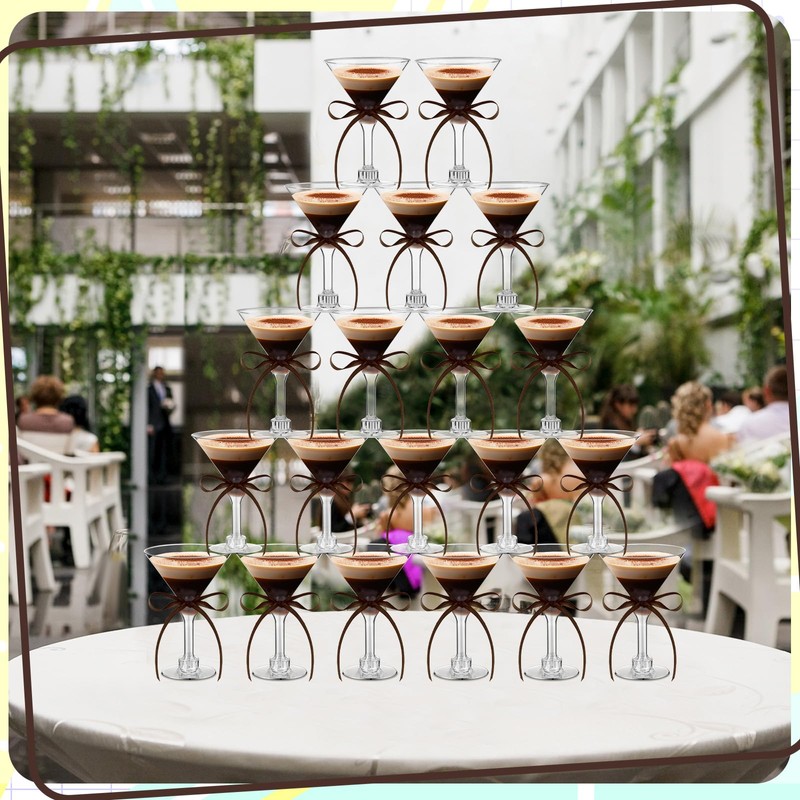 Rtteri 36 Pcs Espresso Martini Birthday Party Decor 5 oz