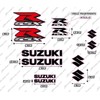 Sticker Set Compatible with Tank and Motorcycle Helmet GSX R