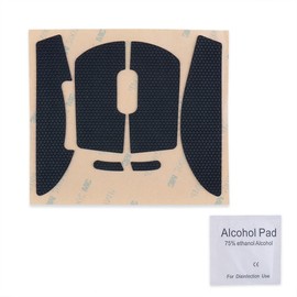 HUYUN Mouse Side Panels/Anti Sweat Paste Grip Tape Replacement for Logit G Pro X Superlight Second Gen Wireless Gaming Mouse (Black)