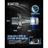 BEAMTECH H13/9008 Light Bulbs, G-XPower Chips 500% Brighter 6500K White