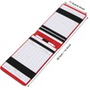 Golf Counter Card Golf Scorekeeper Card PU Lightweight Scorecard Holder