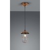 Trio Leuchten Birte 303800162 LED Pendant Light Antique Copper Metal