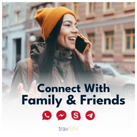 travSIM UK SIM Card | 75GB Data + Unlimited Calls & Texts | 4G/5G Speeds | Works Across the UK | SIM Card UK is valid for 30 days