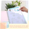 16 Pcs Discbound Pocket Dividers 8.5 x 11 Dividers with