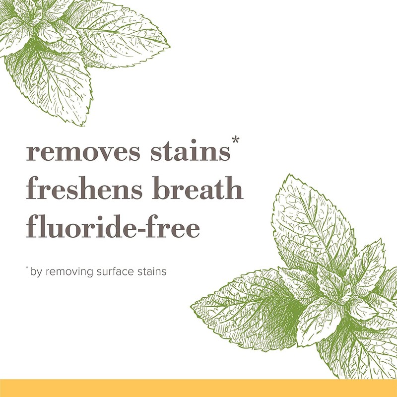 Burt's Bees Toothpaste, Natural Flavor, Fluoride-Free, Purely White, Zen Peppermint,