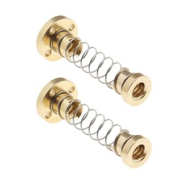 EMSea 2pcs T Thread T8 Anti Backlash Spring Loaded Nut Elimination Gap Nut for 8mm Acme Thread Rod Lead Screws for 3D Printer T8 Lead Screw for Pitch 2mm Lead 4mm