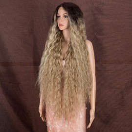 Style Icon Wigs 40"Super Long Wavy Lace Front Hair Wigs For Women Hair Replacement Synthetic Wigs