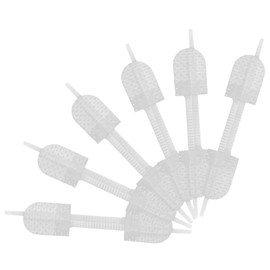 NOLITOY Zip Closure Bandage 6 Pack Breathable Bandage Supply Comfortable Fit White 45 * 10mm