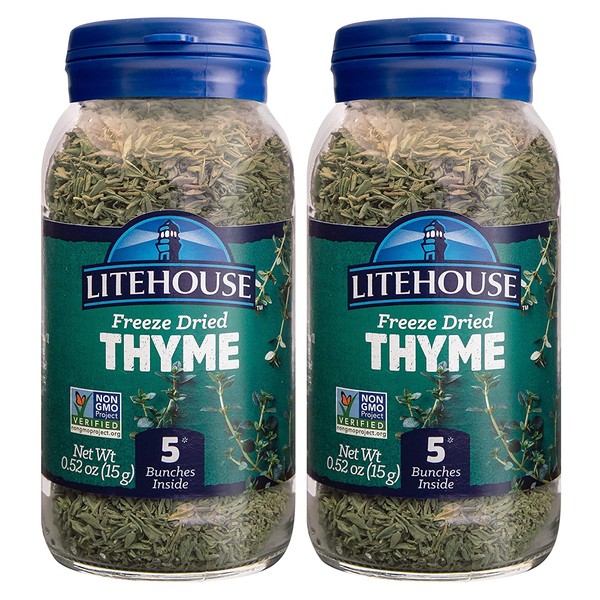 Litehouse Freeze Dried Thyme, 0.52 Ounce, 2-Pack