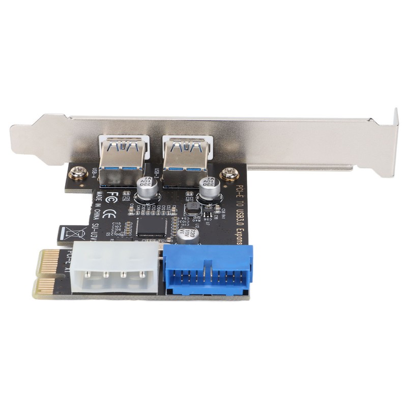 USB3.0 Expansion Card 2 Port 19 Pin 4P PCIE to