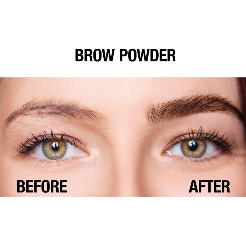 Polvo para Cejas Dark Brown – Definición Natural, Compacto y