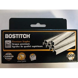 Genuine Case of 20 Boxes Bostitch B8 Staples 3/8" for B8 Stapler (STCR21153/8)
