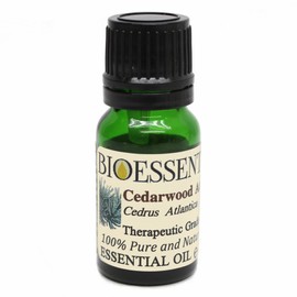 Bioessents Cedarwood Atlas Essential Oil, ATLAS CEDAR, 100 Pure and Natural, Undiluted Therapeutic Grade, Origin Morocco, 10 mL