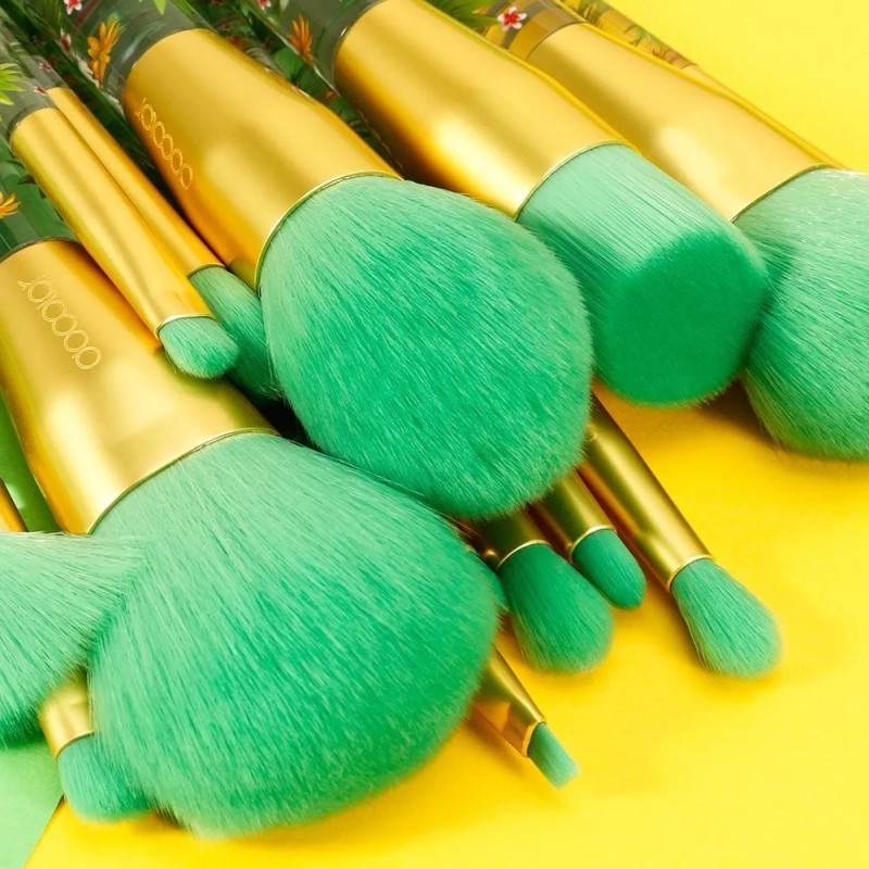 Docolor - Set De 14 Brochas Tropical Para Maquillaje