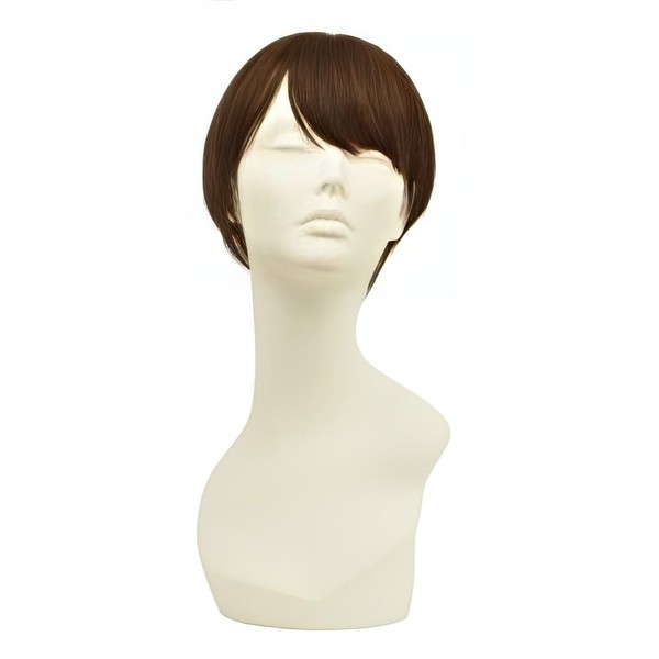 Priscilla GB-10-ZBBK Half Wig 100% Human Hair Short Natural Black