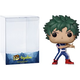 Deku [Training]: P o p ! Animation Vinyl Figurine Bundle with 1 Compatible 'ToysDiva' Graphic Protector (373-32129 - B)