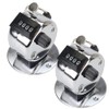 Number Counter, Number Holder, 4 Digit Compatible, Hand-hammered Type, Mini