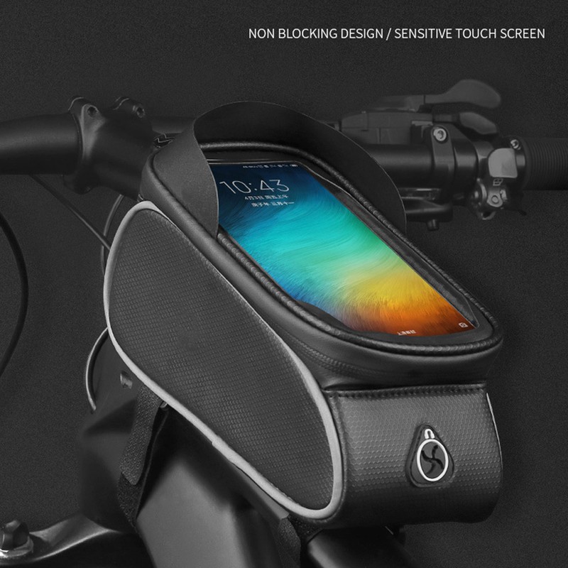 Bike Frame Bag Splash Proof Bike Pouch Bag Touch Screen