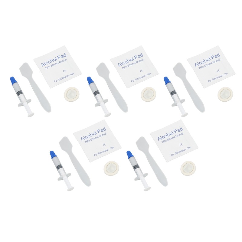 5Pcs Thermal Paste 3.2W/m.k Metal Free Safe Strong Adhesion Thermal