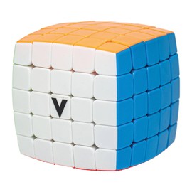 V-Cube 2057332 V 2057332 Rubik's Cube 5 x 5 x 5, Magic Cube, Speed Cube, Puzzle Game for Adults and Children from 6 Years, Curved