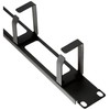 Delock 19 inch cable management panel with 3 openings and