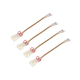 Hihaha 4pcs Car Speaker Connector Wire Harness Adapter Connector for Mazda for Ford for Lincoln Durable Material