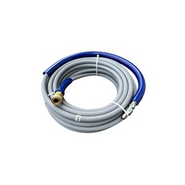 Pressure-Pro CHA0501GB 3/8 in. x 50 ft. 4200 PSI, Gray Pressure Washer Replacement Hose, Non-Marking with Quick Disconnects