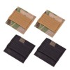 4 Packs Tactical Headphone Cable Storage Board Fastening Cable Ties